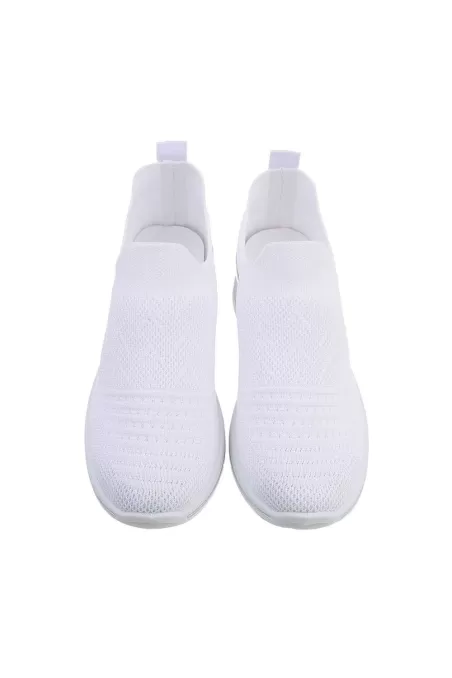 Žemi, balti sportbačiai moterims J538-2-white kaina tik 8,26 €