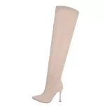 Smėlio spalvos moteriški ilgi batai GR-JRX2221-nude kaina tik 16,52 €