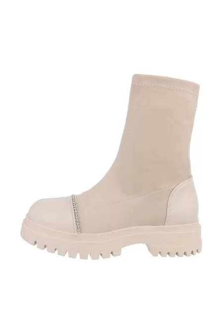 Smėlio spalvos moteriški aulinukai GR-5182-5A-beige kaina tik 14,05 €