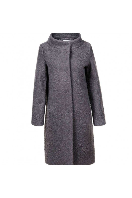 Pilkas moteriškas paltas