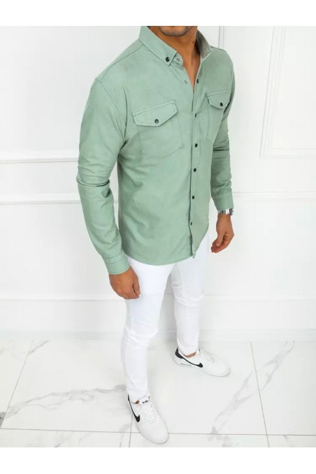 Vyriški žali džinsiniai marškiniai Dstreet DX2353
