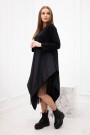Suknelė su tiulio pamušalu juodos spalvos GR-37702
