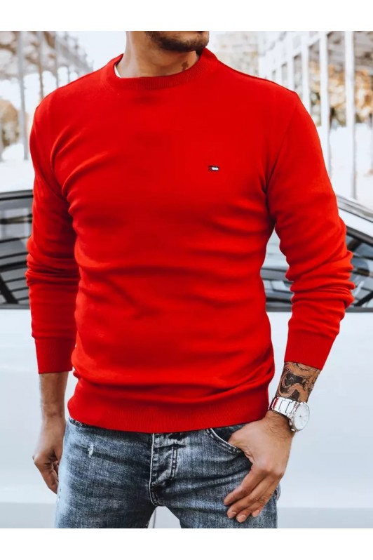Vyriškas raudonas megztinis Dstreet GR-wx1928